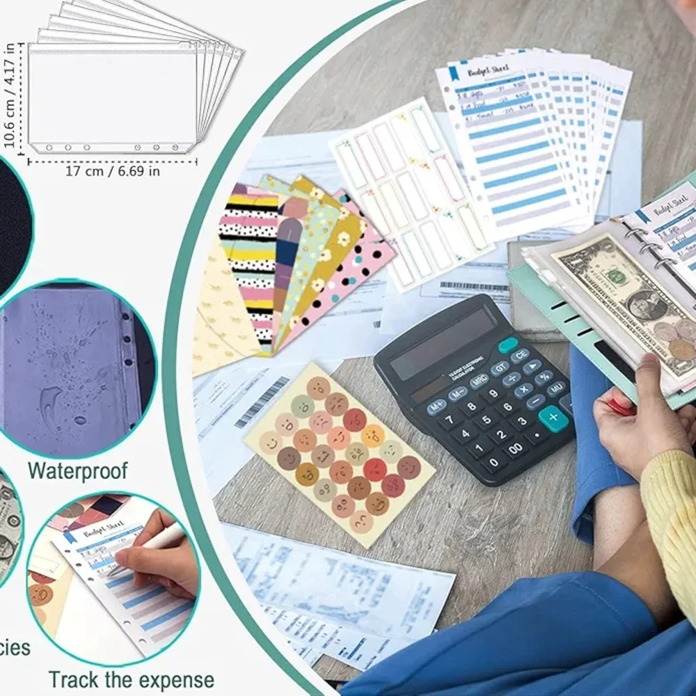 Stylish Blue and Gray Planner Organizer